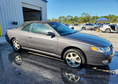 2001 Toyota Camry Solara Se из США, поврежденный, VIN 2T1FF22P01C430889